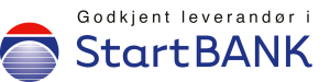 Logo som viser godkjent leverandør i StartBANK